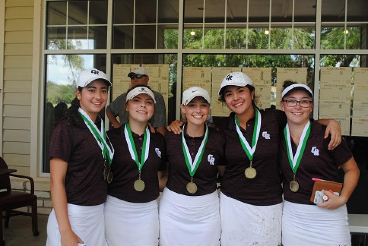 Girls win Bluebell Open at Brenham CC by 23 strokes!
